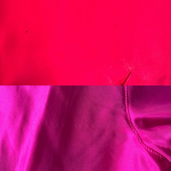 Vintage “Second Wind” Silk Fuchsia Tracksuit NWT Deadstock S - Picture 15 of 16